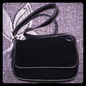 Nine West velvet suede clutch/handbag